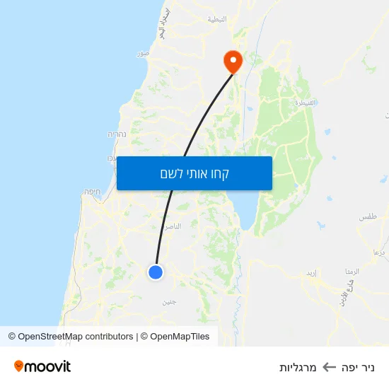 מפת ניר יפה למרגליות