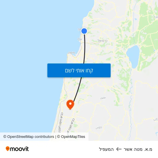 מפת מ.א. מטה אשר להמעפיל