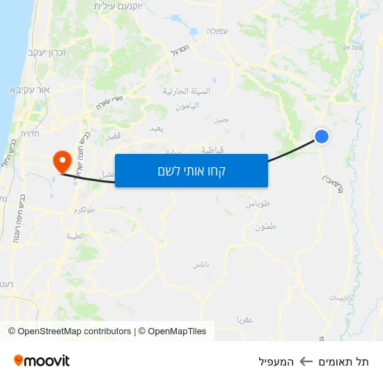 מפת תל תאומים להמעפיל