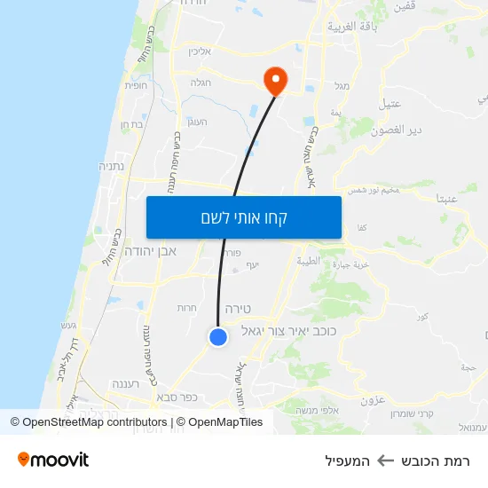מפת רמת הכובש להמעפיל