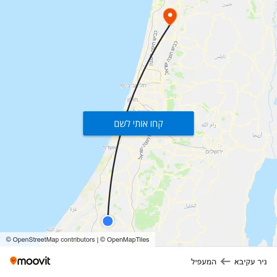 מפת ניר עקיבא להמעפיל