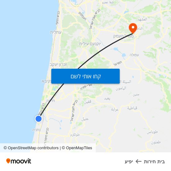 מפת בית חירות ליפיע