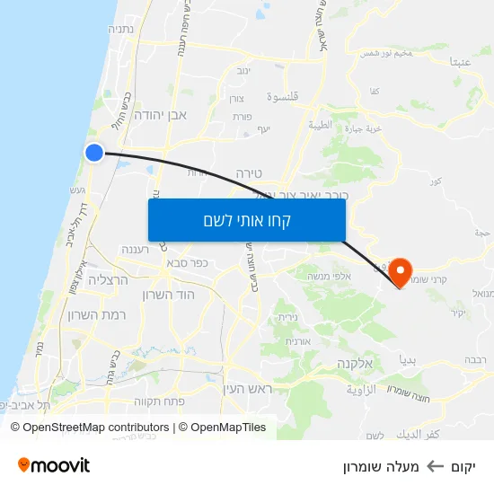 מפת יקום למעלה שומרון