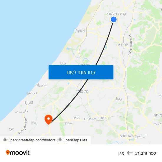 מפת כפר ורבורג למגן