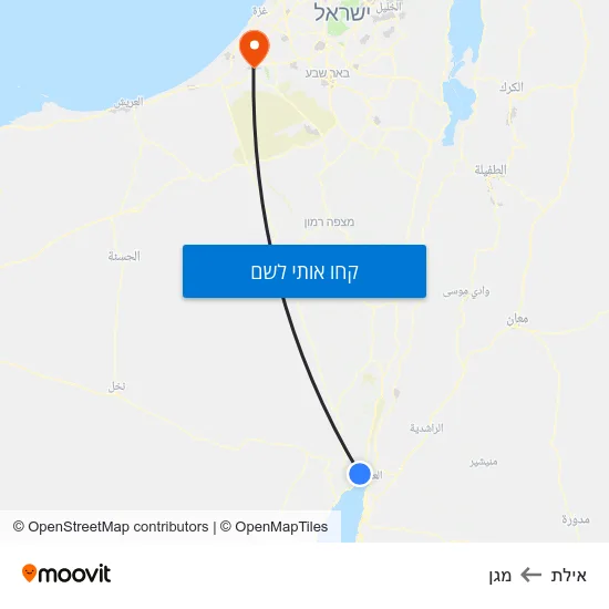 מפת אילת למגן
