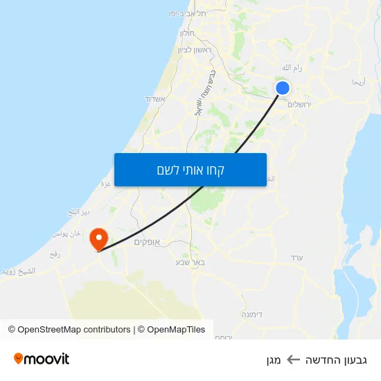 מפת גבעון החדשה למגן