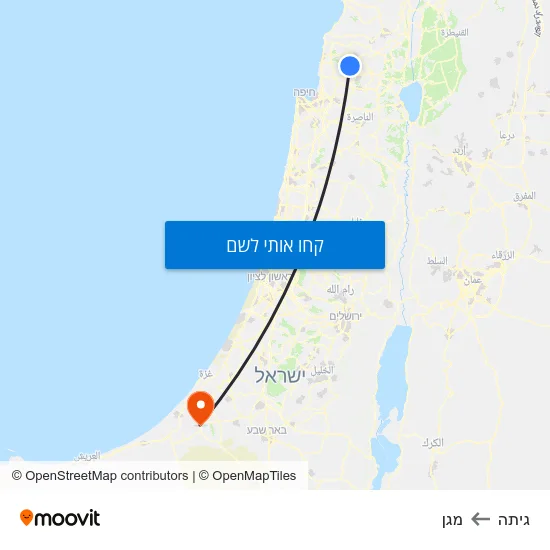 מפת גיתה למגן