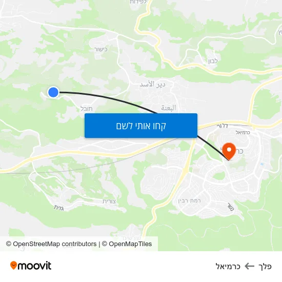 מפת פלך לכרמיאל
