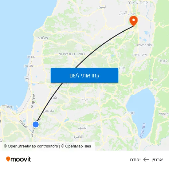 מפת אבטין ליפתח