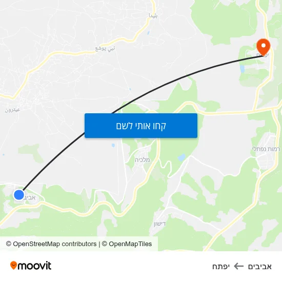 מפת אביבים ליפתח