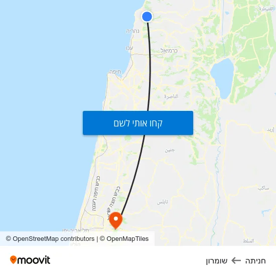 מפת חניתה לשומרון