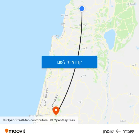 מפת שומרה לשומרון
