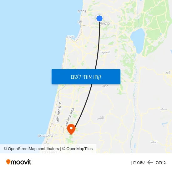 מפת גיתה לשומרון