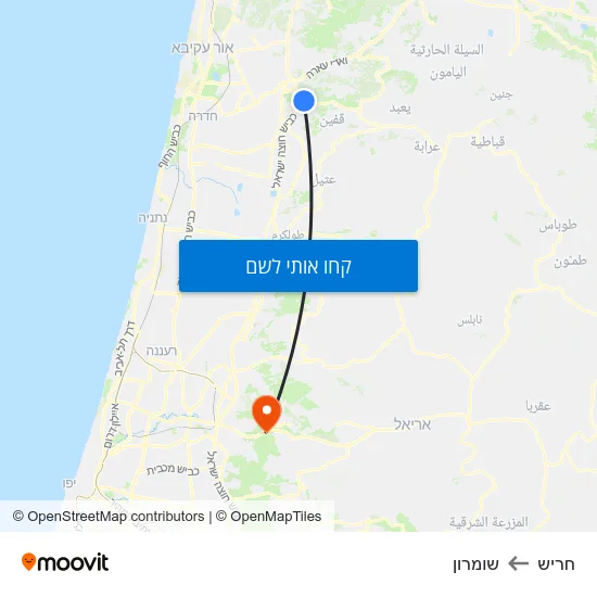 מפת חריש לשומרון