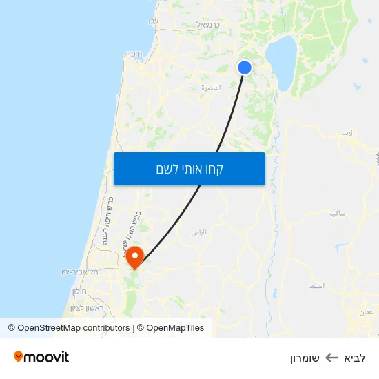 מפת לביא לשומרון