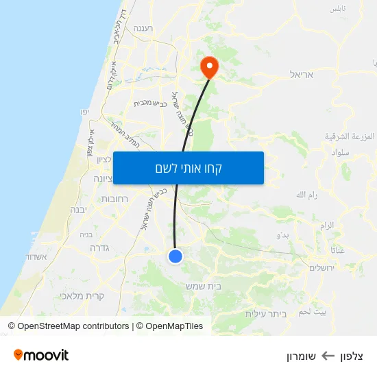 מפת צלפון לשומרון