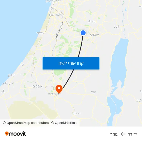 מפת ידידה לעומר