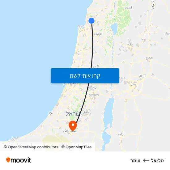 מפת טל-אל לעומר