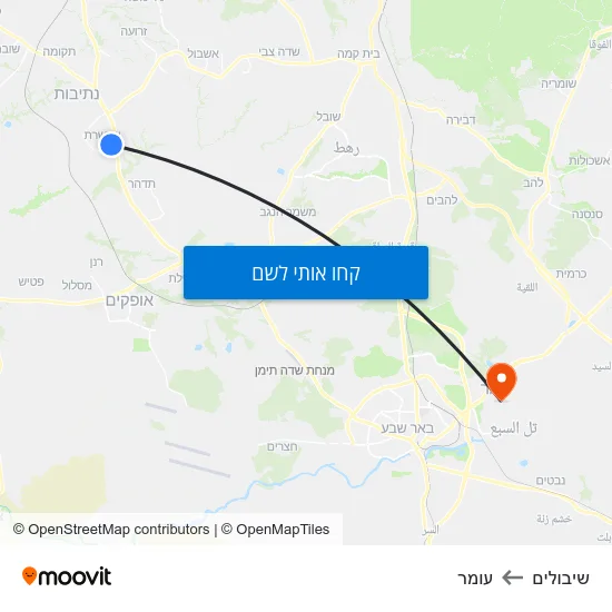 מפת שיבולים לעומר