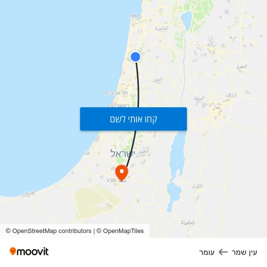 מפת עין שמר לעומר