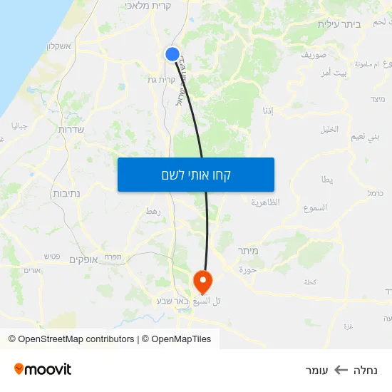 מפת נחלה לעומר
