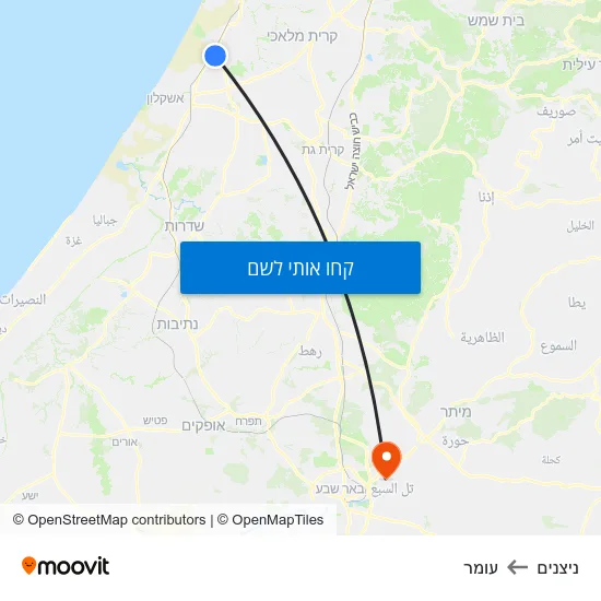 מפת ניצנים לעומר