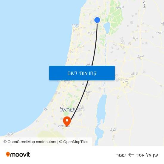 מפת עין אל-אסד לעומר