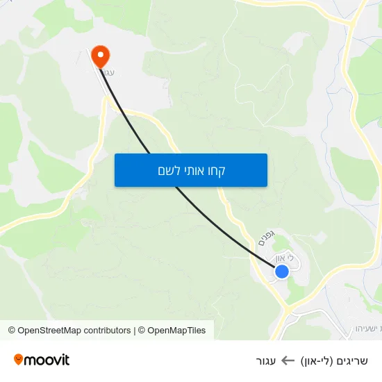 מפת שריגים (לי-און) לעגור