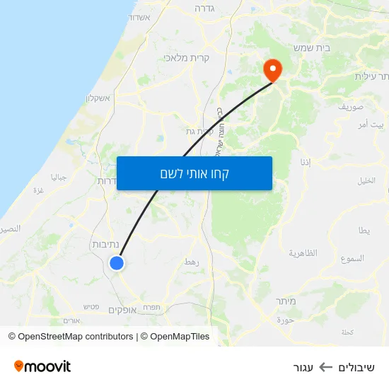 מפת שיבולים לעגור