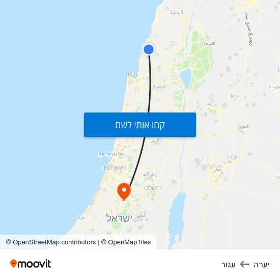 מפת יערה לעגור