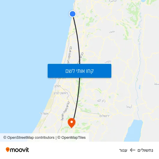 מפת נחשולים לעגור