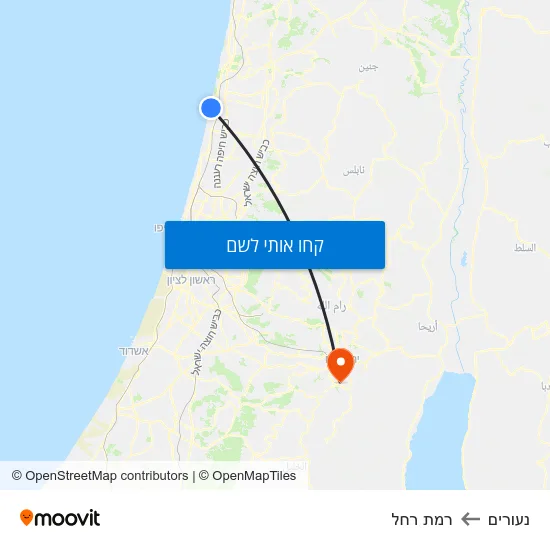 מפת נעורים לרמת רחל