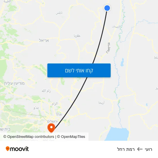מפת רועי לרמת רחל