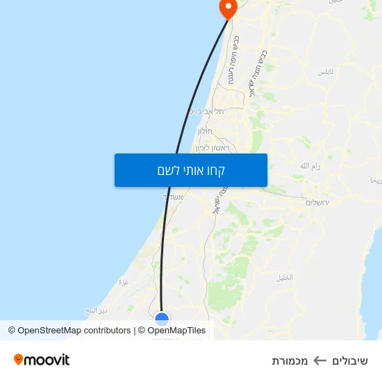 מפת שיבולים למכמורת