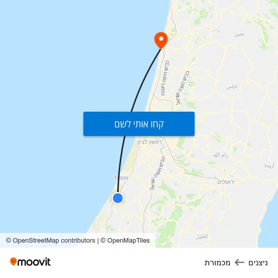 מפת ניצנים למכמורת