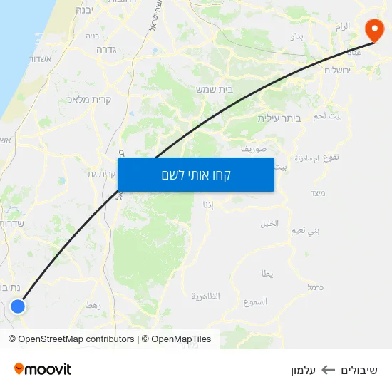 מפת שיבולים לעלמון