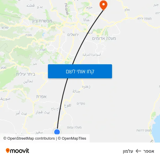 מפת אספר לעלמון
