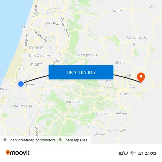 מפת משגב דב לעלמון
