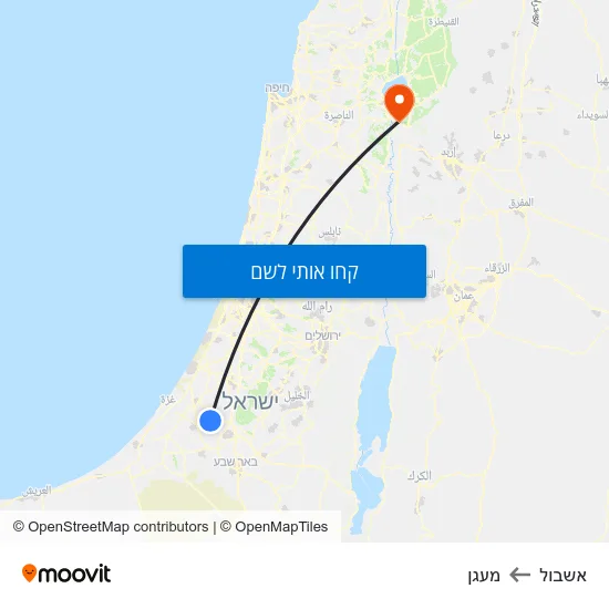 מפת אשבול למעגן