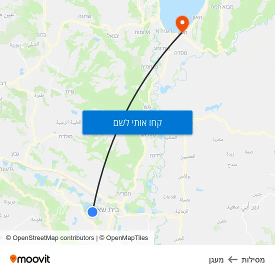 מפת מסילות למעגן
