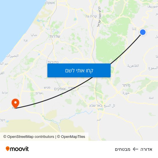 מפת אדורה למבטחים