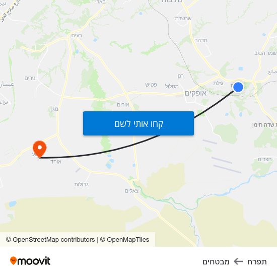 מפת תפרח למבטחים