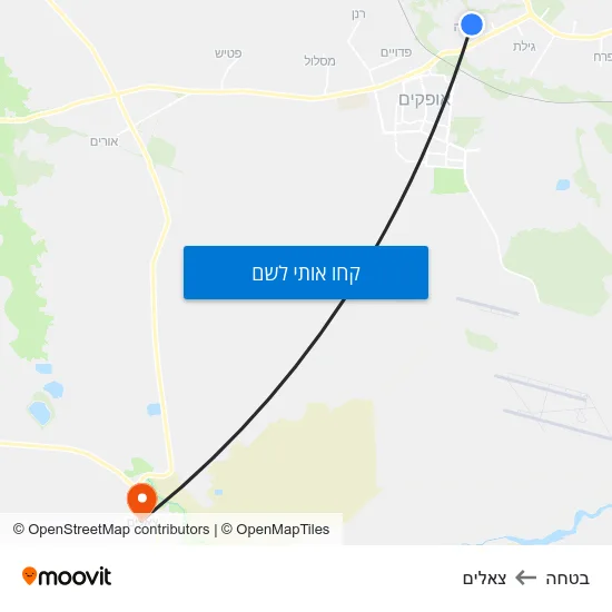 מפת בטחה לצאלים