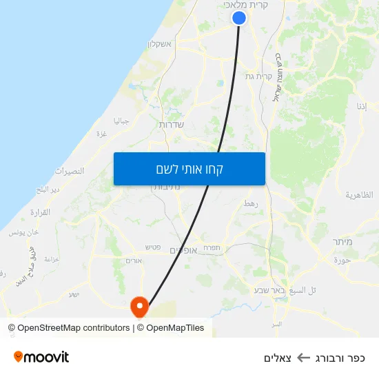 מפת כפר ורבורג לצאלים