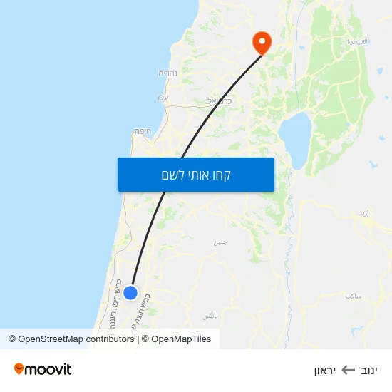 מפת ינוב ליראון