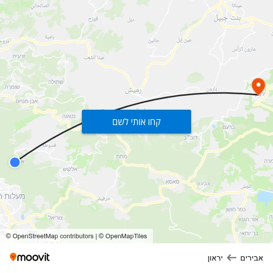 מפת אבירים ליראון