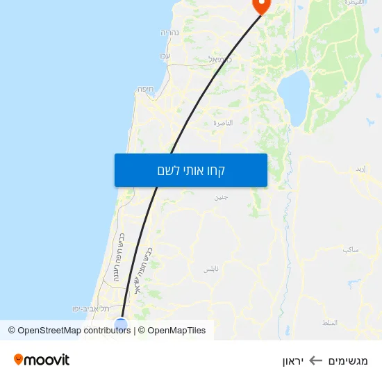 מפת מגשימים ליראון