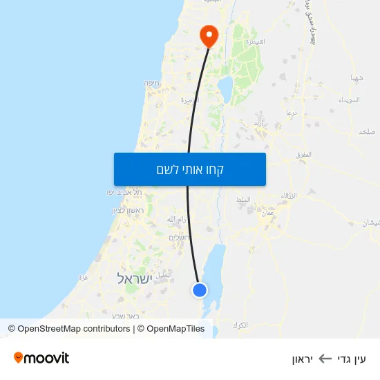 מפת עין גדי ליראון