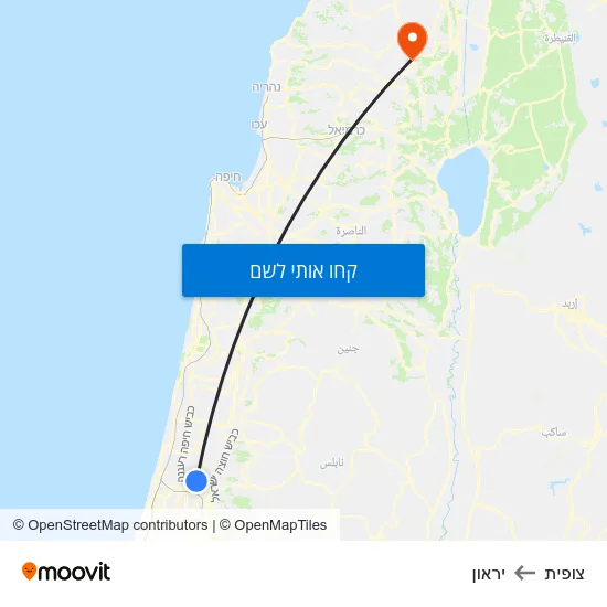מפת צופית ליראון