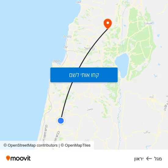 מפת מגל ליראון